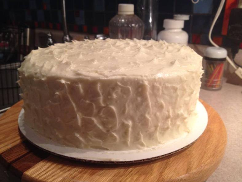 Carrot Cake with Maple Cream Cheese Frosting
