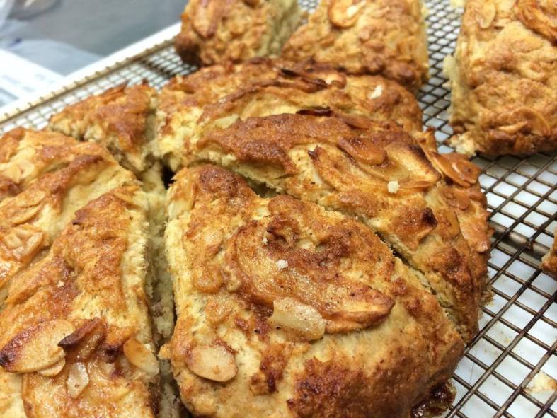 Almond Apple Spice Scones