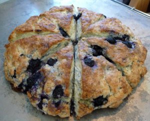 Blueberry Cream Scones